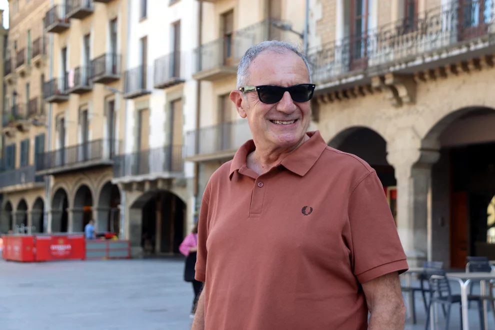 Quimi Portet en la plaza Major de Vic donde dará el concierto de clausura del MMVV.Mar Martí / ACN